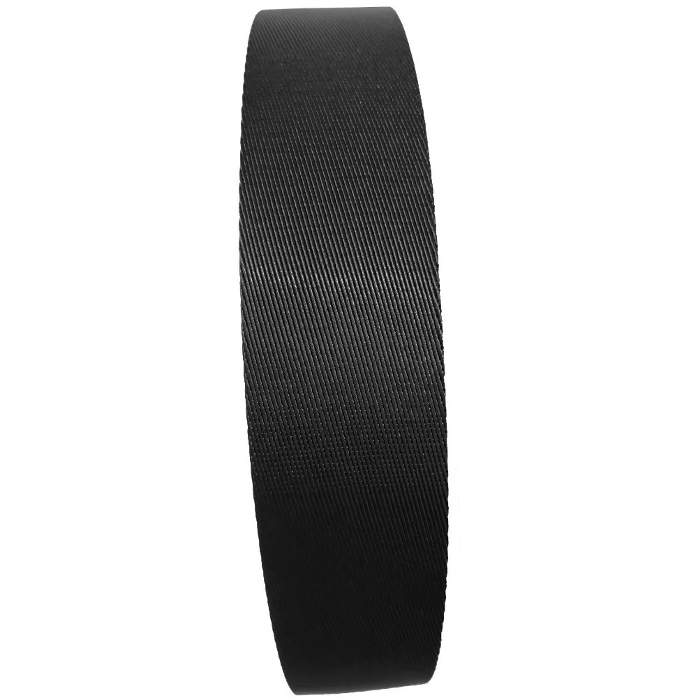  Экологичная черная саржевая нейлоновая тесьма ширина 25 мм 3 см 1 2 дюйма 5 3/4 в наличии