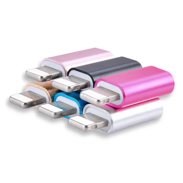 
Aluminum alloy Micro USB Female to 8pin Lighting Male Adapter 