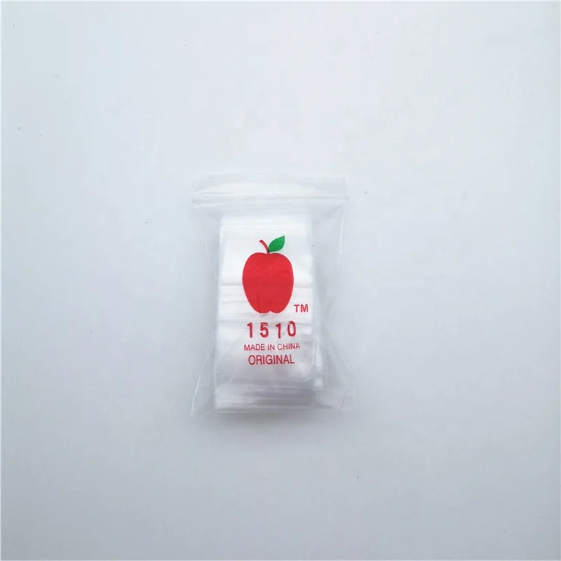 mini apple transparent standard size bag plastic small clear plastic small bag