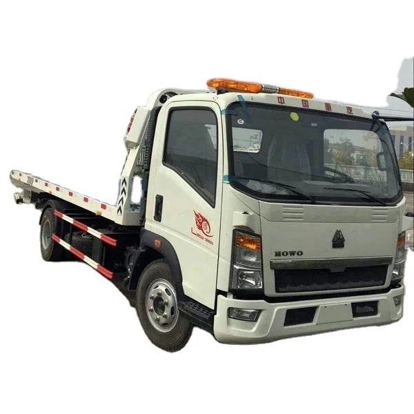 China Brand New Mini Cargo Truck cheap sinotruck howo 5ton flatbed tow truck for sale