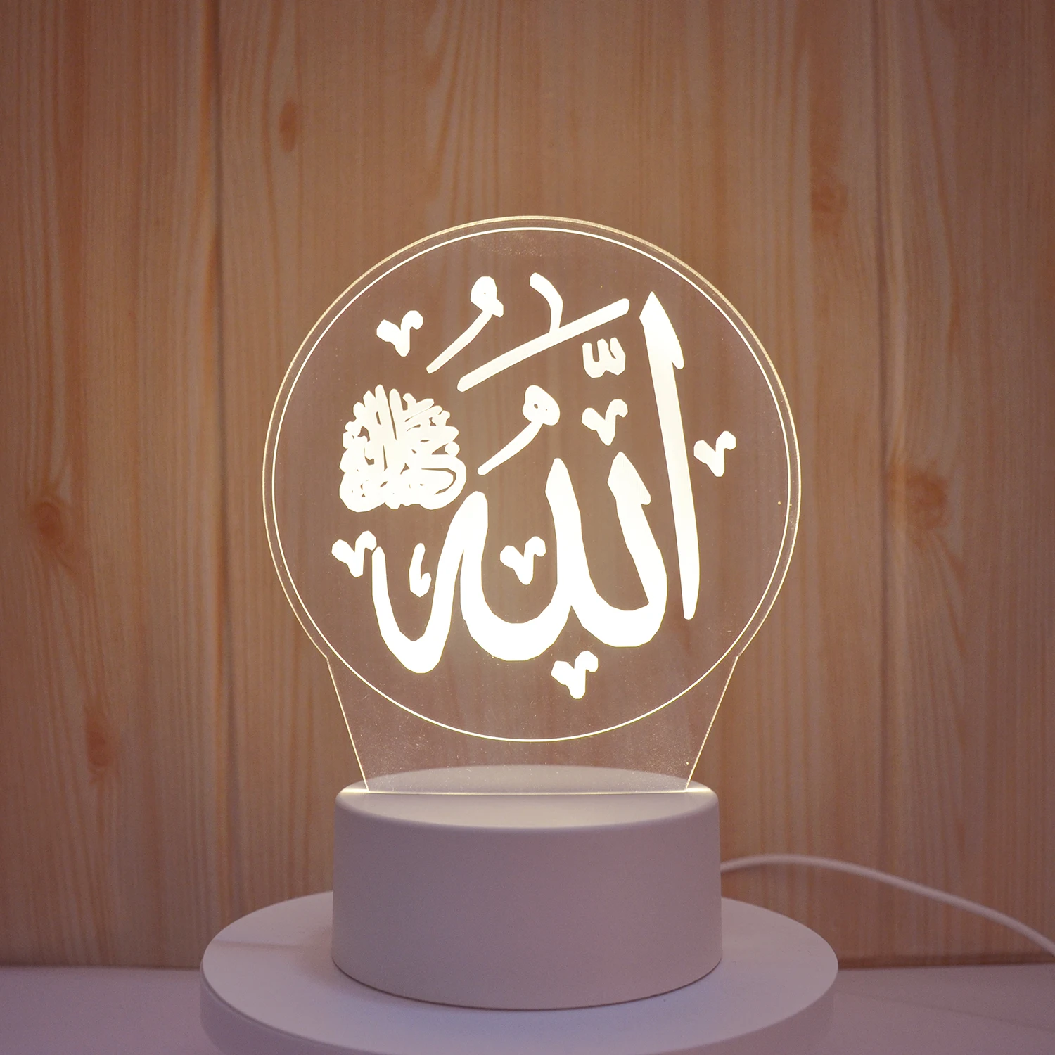 Custom Pattern Acrylic Lamp 3D Decoration LED Illusion Lamp For Kids Room 3D Night Light