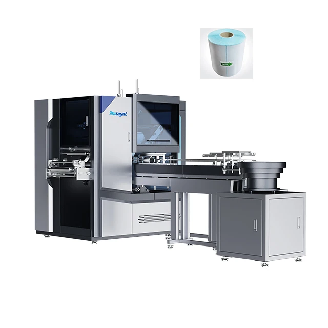 High Speed Automatic Non-Stop Turret Rewinding Machine for Label