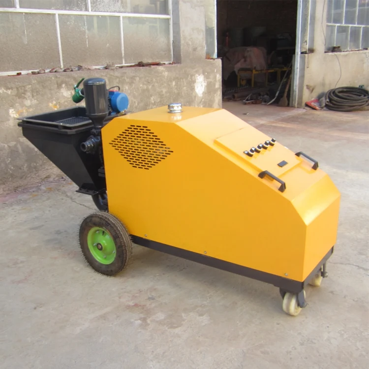 New Type Cement Sprayer High Power Double Cylinder Plunger Mortar Spraying Machine