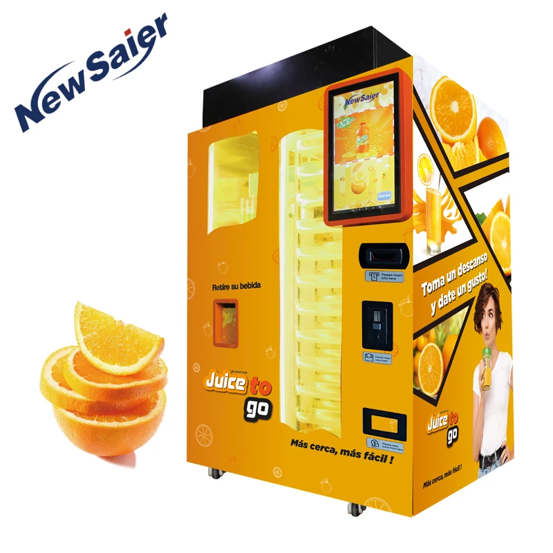 2020 new products cooling system orange juice vending machine automatic with high performance