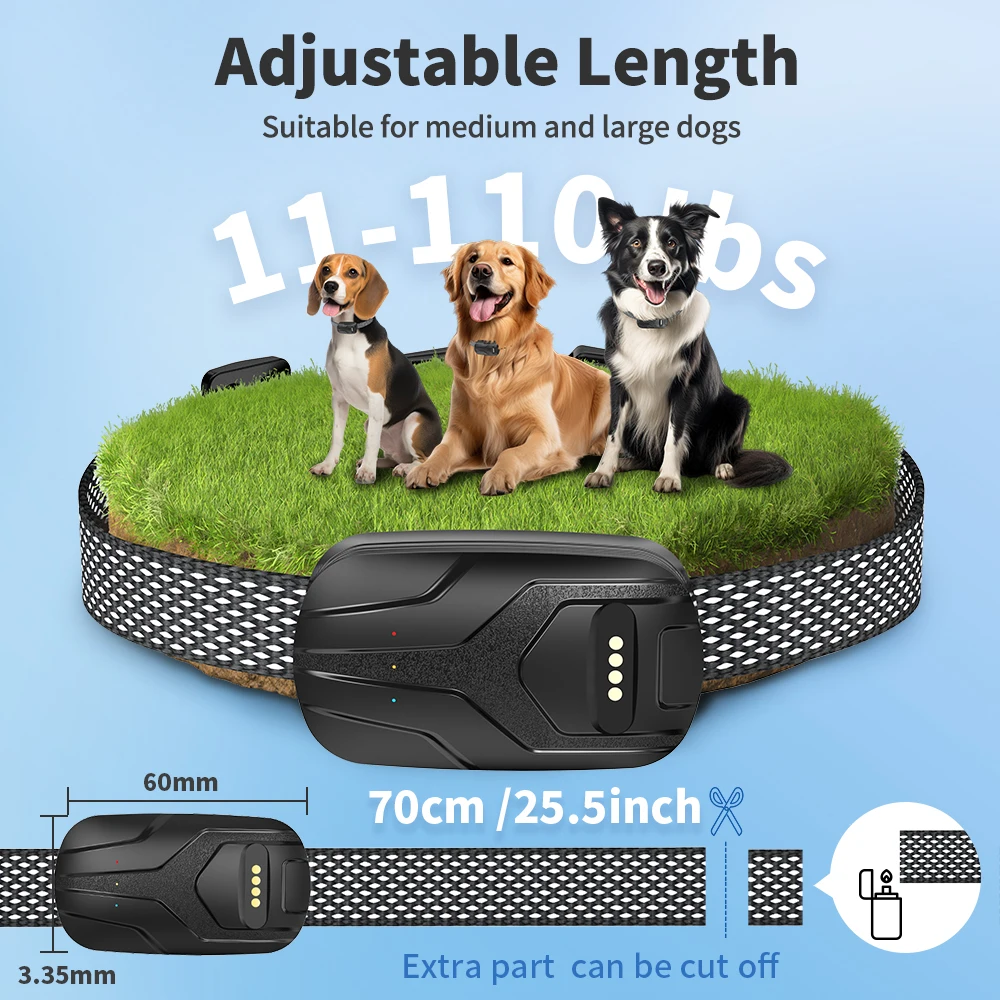 TIZE New Release Geo Fence Mini Pet Smart Wear Pet Anti-Lost Device GPS Dog Collar Pet Locator Tracker