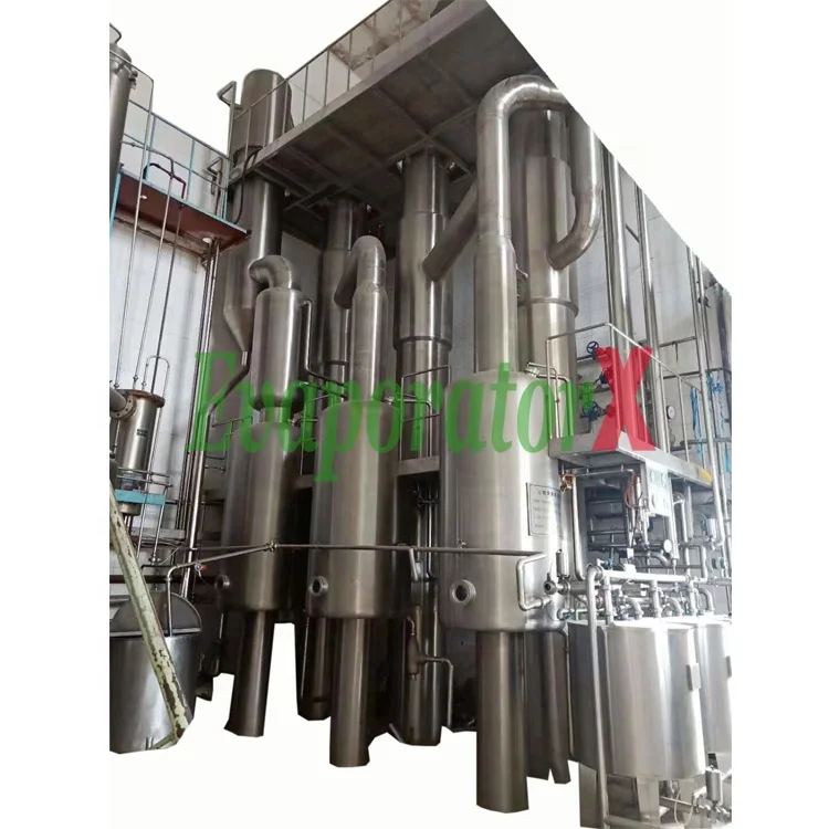 EvaporatorX 10t/h corn syrup Vacuum Evaporation Concentration Multi-Effect Evaporator
