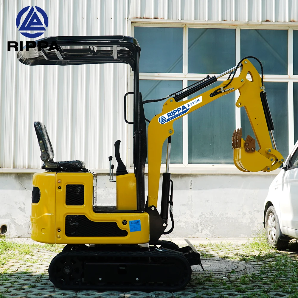 Rippa Mini Excavator R319N Official Unified Retail Price EPA Engine Farm Crawler Micro Digger New Home Excavator