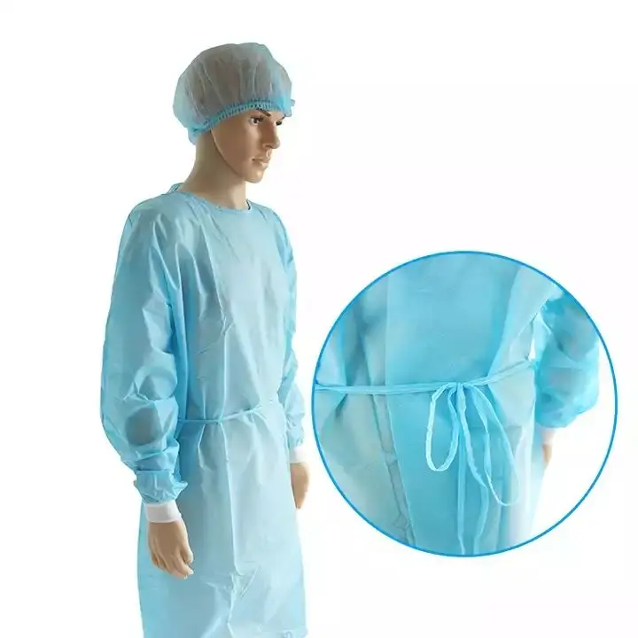 Isolation gown manufacturer customized pp protective non woven disposable gowns isolation