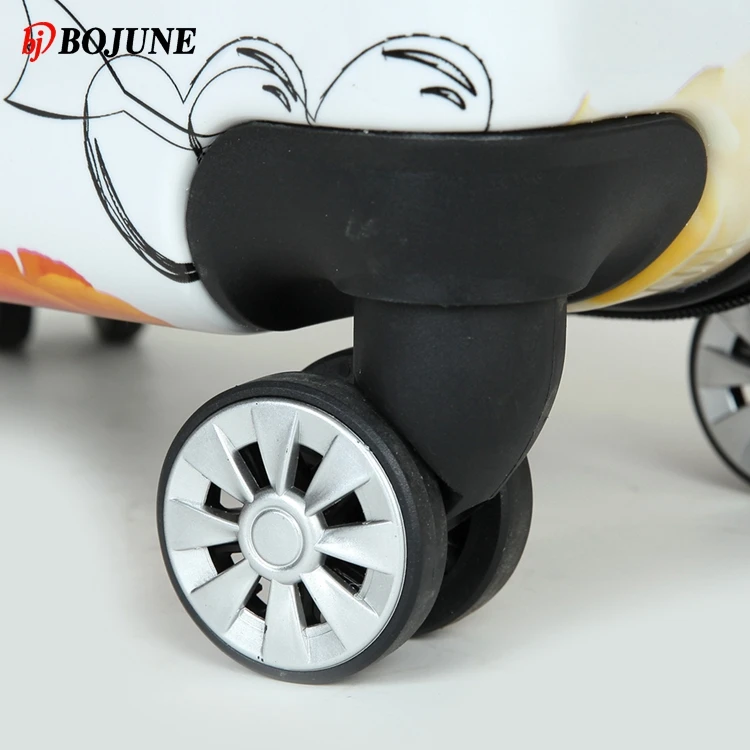 Wholesale flower print child suitcase sky travel luggage abs PC luggage bag set