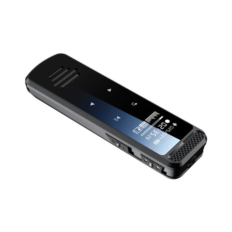 Q55 JNN password to boot set time to record touch key  display  TF card slot Digital Dictaphone with Speaker