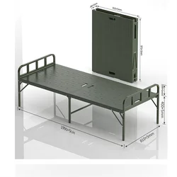 EU-0314 портативный складной односпальная кровать дешевая цена складываемая металлическая железная кровать