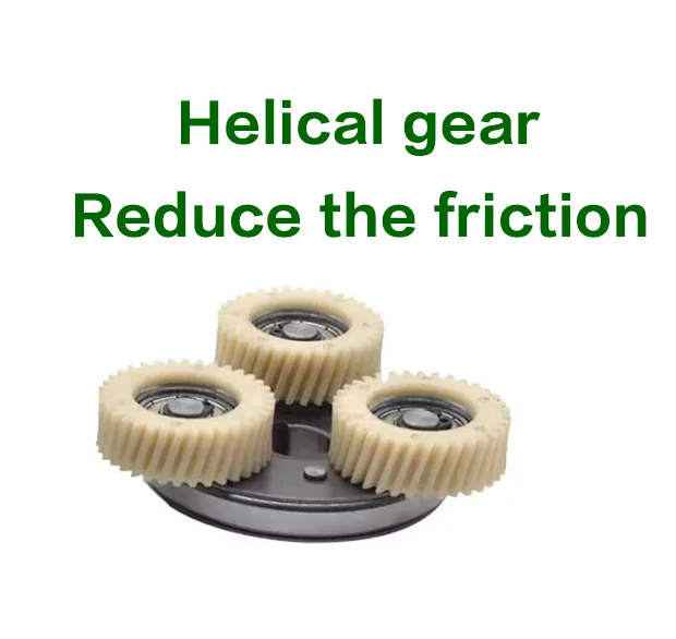 CZJB-105CQ low noise 350w 500w e-bike brushless gear hub motor with helical gear