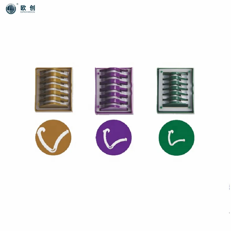 Euprun factory laparoscopic polymer ligating clips hemolok clip single use clip cartridges for MIS surgery