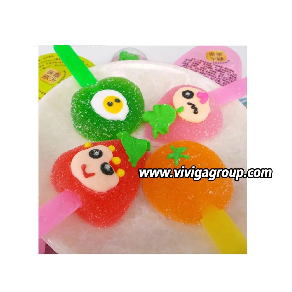 Мультяшная форма на заказ фруктовый вкус желатин бесплатно Мягкое Желе леденец конфеты