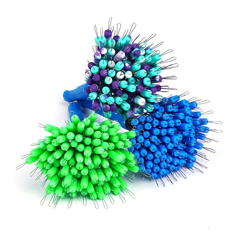 New Design Light-color Floating Bead Eva Fishing Line Float 7 Star Outdoor Fishing Cylindrical Eva Bobber Stops In Stock