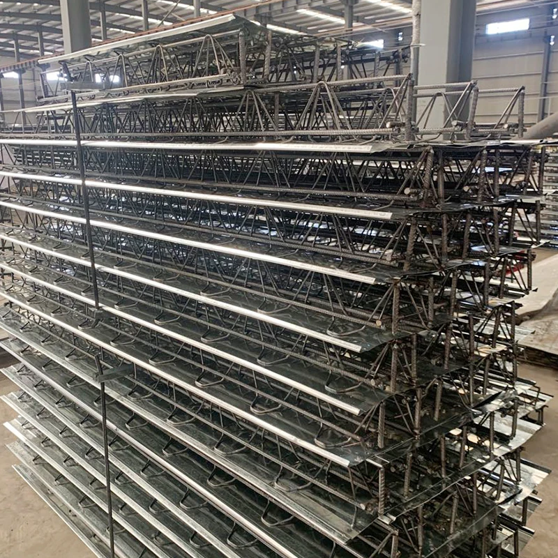 High Rise Buildings 4-3-3 Steel Truss Lattice Girder Triangle Lattice Girder Truss Steel Truss Deck