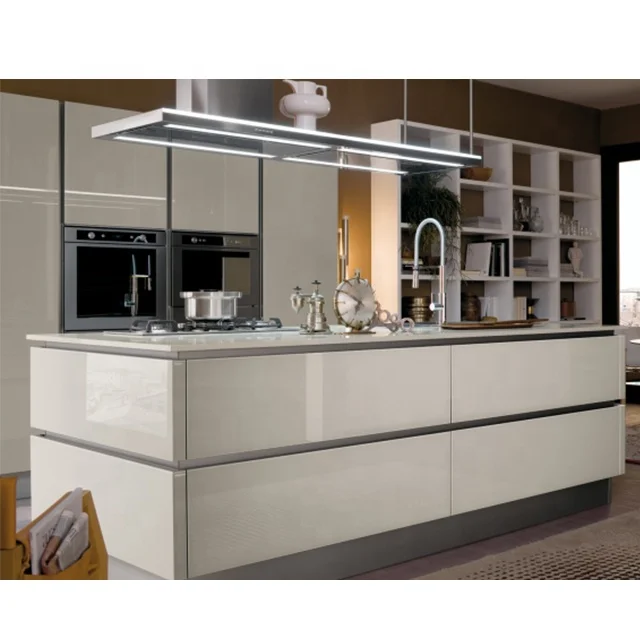 Foshan factory made modern style luxury italian kitchen design luxury