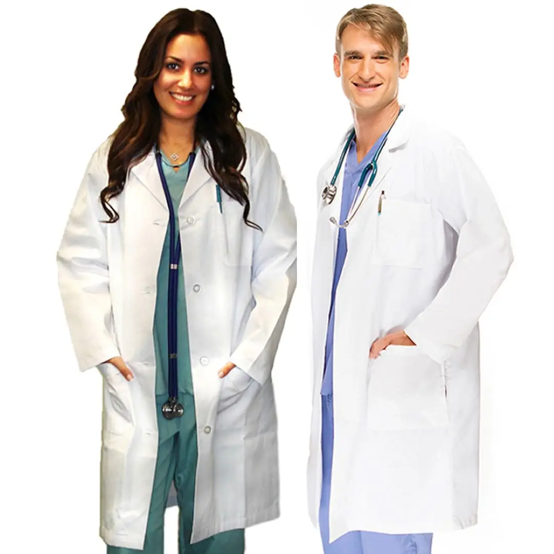2021 Factory Price  Hospital Doctor Uniforms White Lab Coats  From China