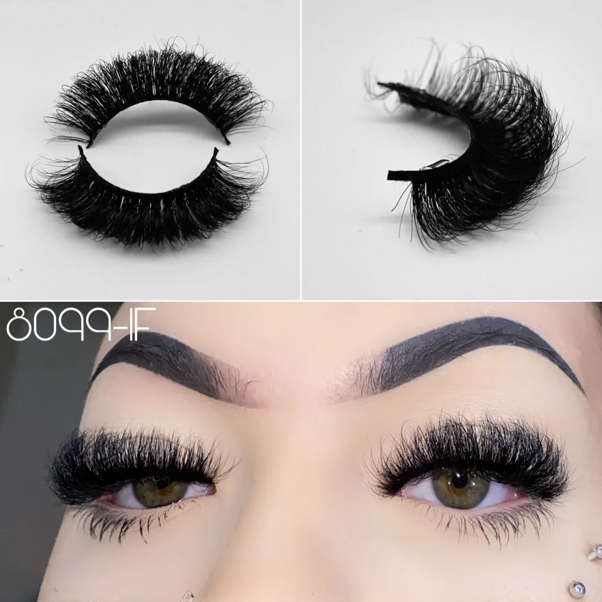 Wholesale Private Label Fluffy Russian Volume Strip Lashes 3d Real Mink Dd Curl 20mm Soft Mink  Eyelash Manufacturer