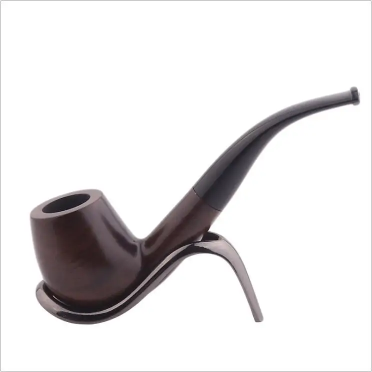 Lower Price Wholesale Tobacco Pipe Handmade Ebony Wood Pipes Smoking With Accessories Mini Tobacco Pipe