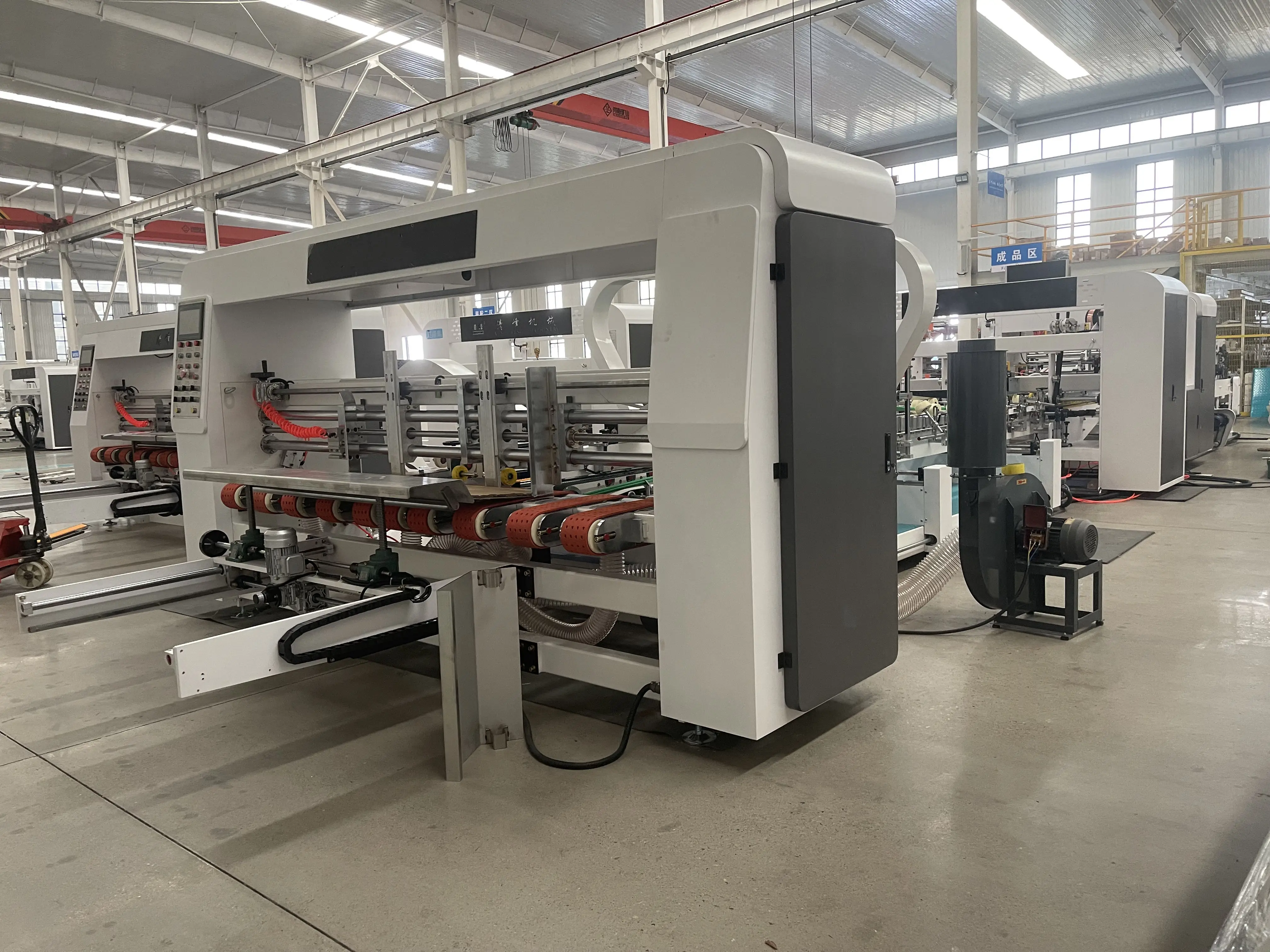 Full Automatic Folder Gluer Stitching Machine for Carton Boxing Making