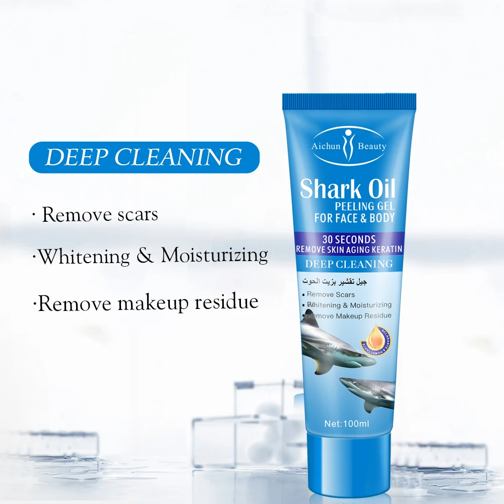 OEM Skin Care Peeling Gel For Face And body Deep Cleansing Exfoliating scrub