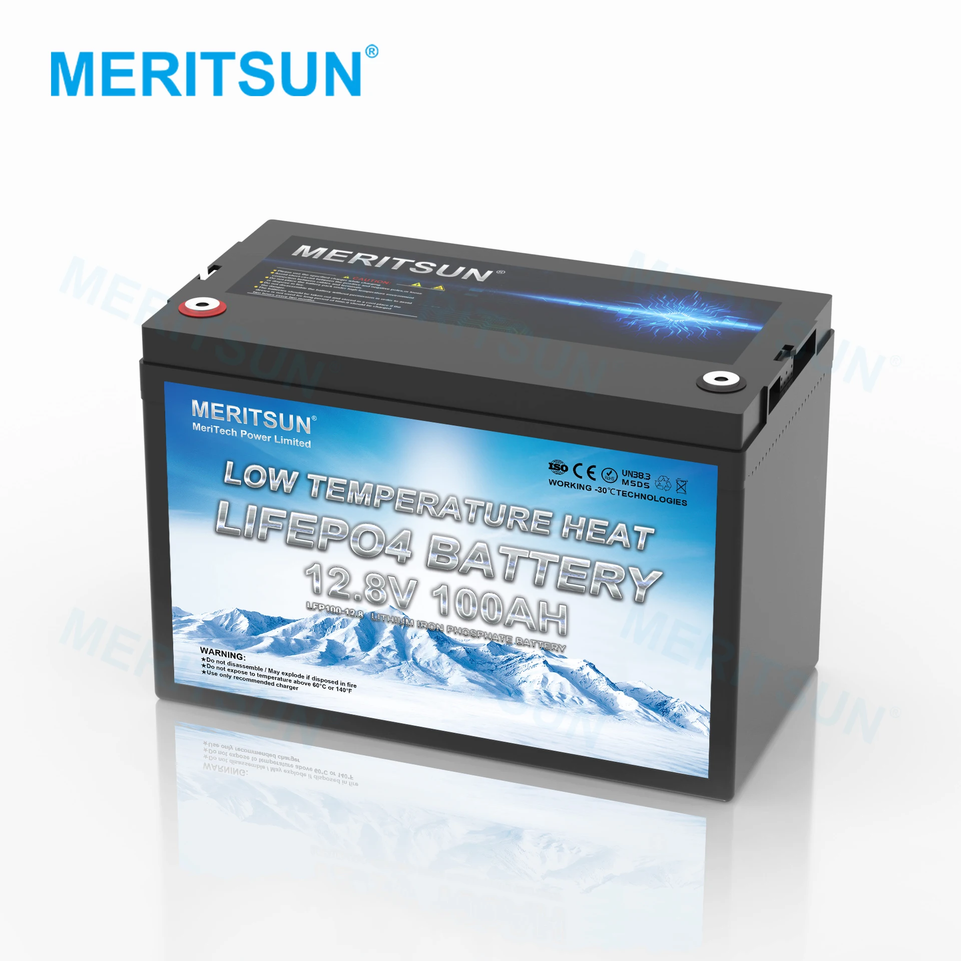 Battery Supplier 12V 50ah Lifepo4 Low Temperature BT Lithium Battery for Solar Storage
