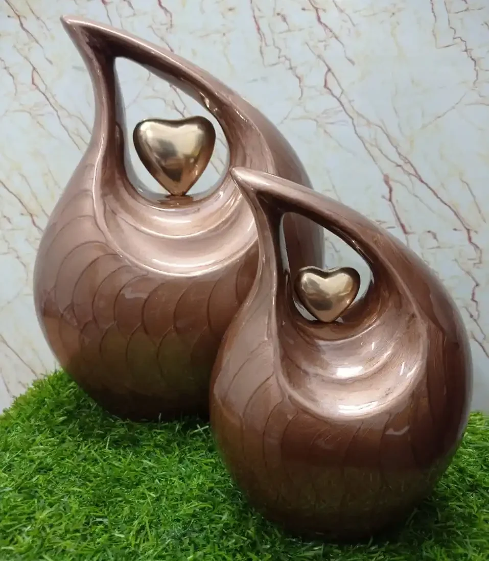 High Quality Ash Storage Aluminium Keepsake Cremation Urn Western Style Funeral for Adult Male Female Pets Ashes