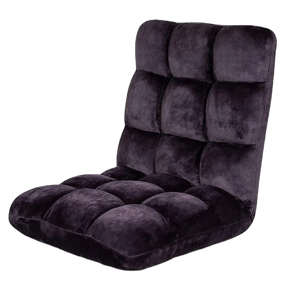 Geeksofa Best-Selling Adjustable 5-Position Memory Foam Living Room Folding Floor Chair With Back Support