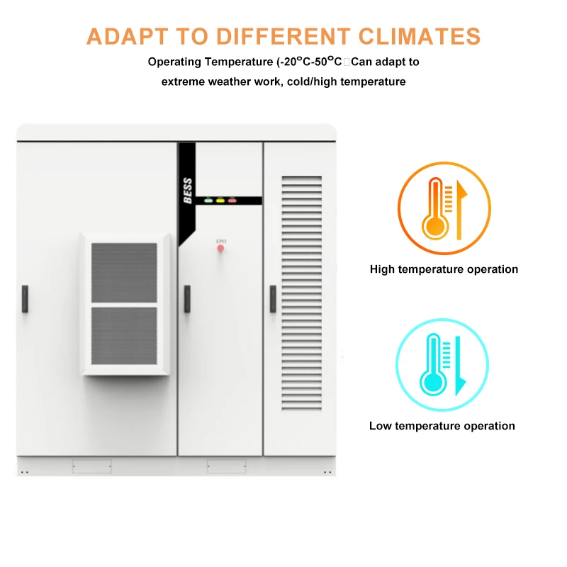 industrial Energy Storage Container Air Cooled 100Kwh 200kwh Solar  Bess Energy Storage System