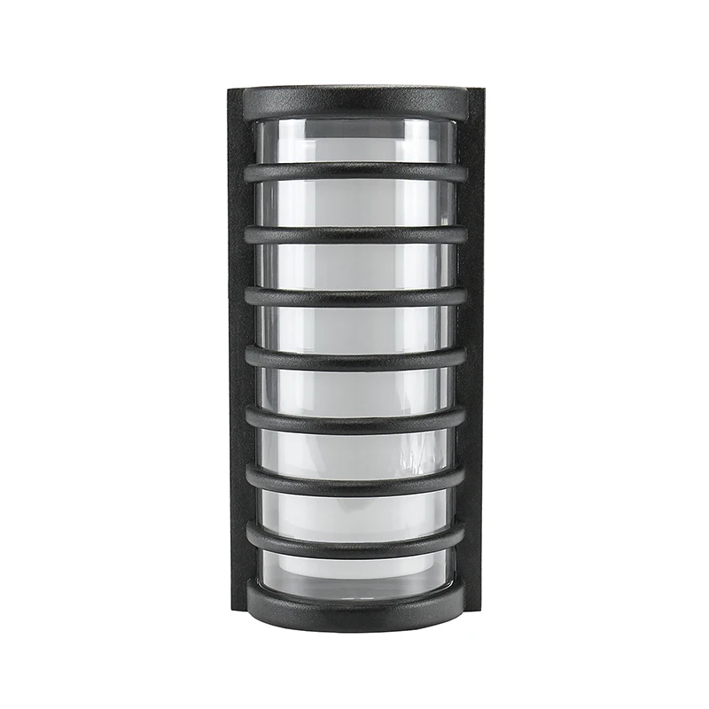 IP65 double PC bulkhead wall light fixtures Easy installation Outdoor Exterior LED Wall Lamp