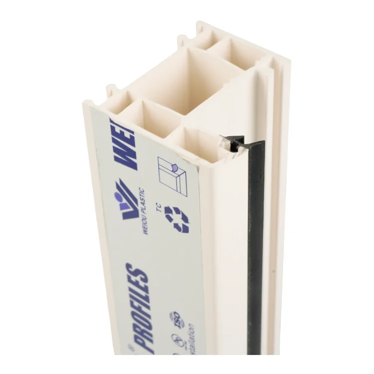 Good Quality Pvc Extrusion Pvc Profile Euro Standard PVC Profiles for UPVC Windows and Doors Sections