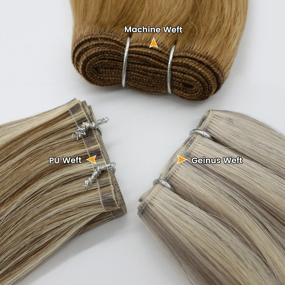 Changshunfa 2022 New Product Factory Price Russian Human Hair Single Weft Genius Weft Human Hair Extensions