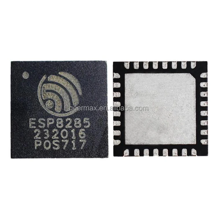 ESP8285 IC IF RFID RF TxRx + MCU WiFi 802.11b/g/n 2.4GHz 32-VFQFN Exposed Pad Integrated Circuits ESP8266