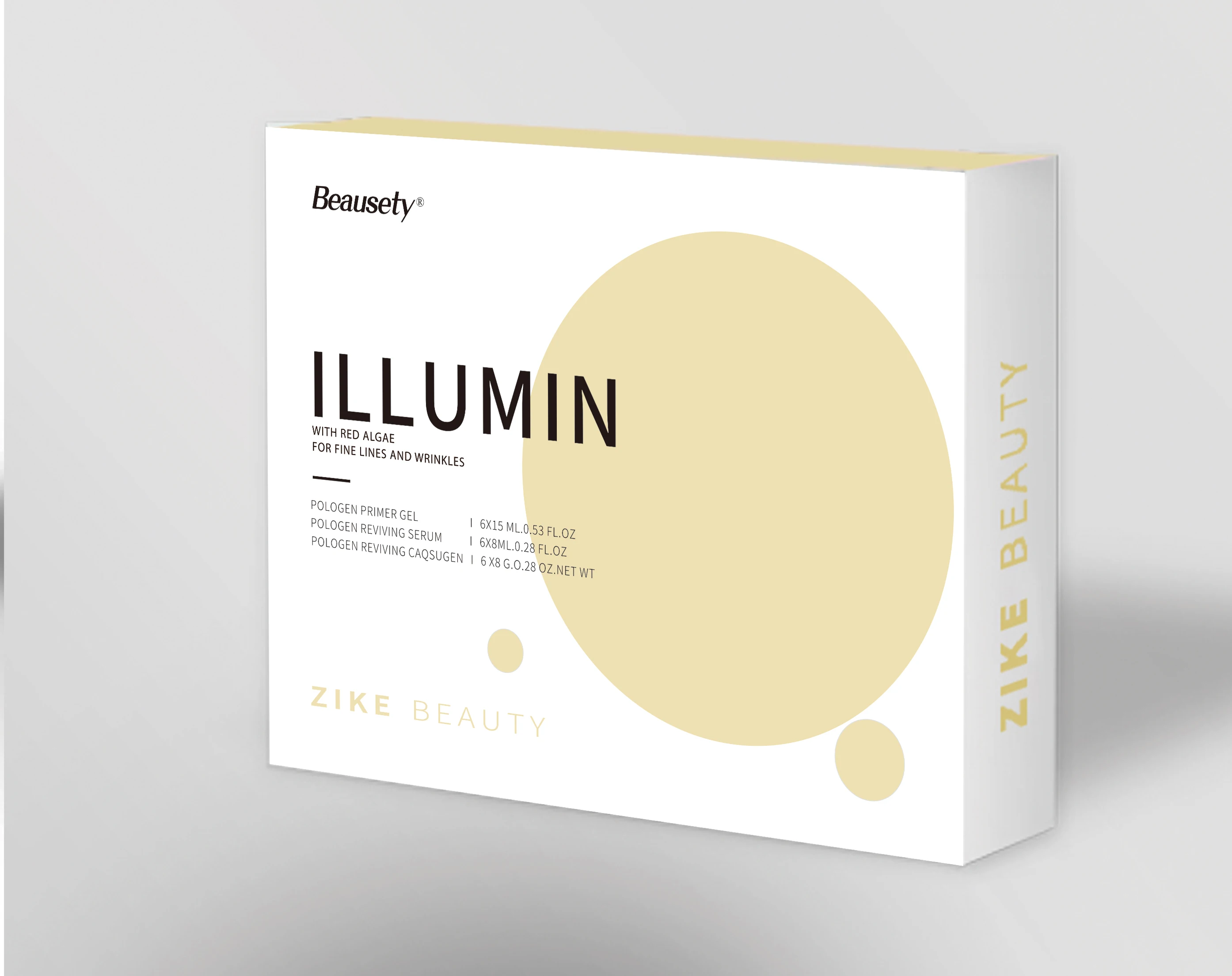 Newest Oxygen Charcoal Pods BALANCE REVIVE ILLUMINATE Facial Kit Anti Aging Skin Rejuvenation Cream CO2 Treatment Gel