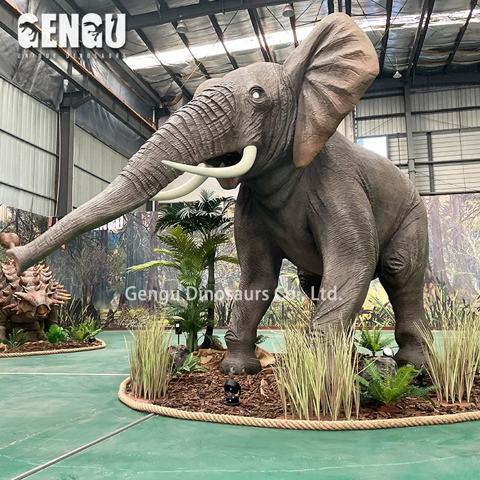 Jungle Animal Model Other Safari Animal Life Size Elephant Statue