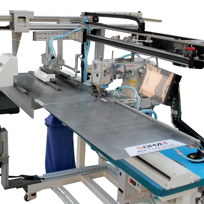 Panic Buying SOMAX SM-07C-FS Automatic Open Single Piece Bottom Sleeve Hemmer Industry Sewing Machine