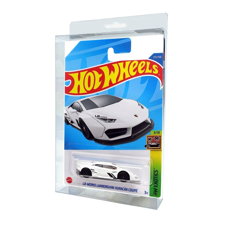 Hot Wheels Protector Case Pack Display Box Toy Car Hot Wheels Protector Blister   Packaging Hot Wheels Protector for Mainline