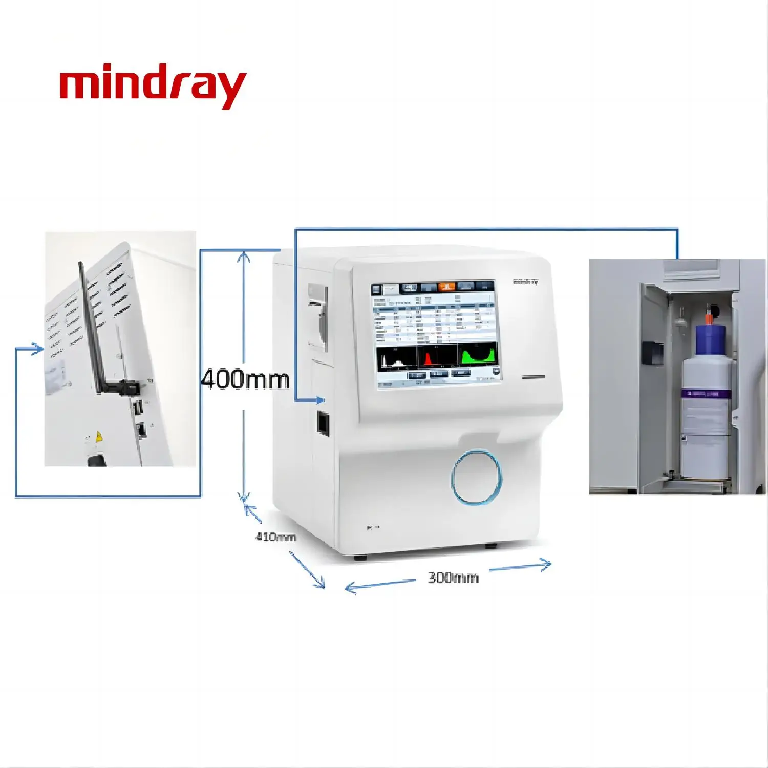 Mindray hematology analyzer bc-10 clinical laboratory equipment  bc 10 3 part blood auto hematology analyzer for human