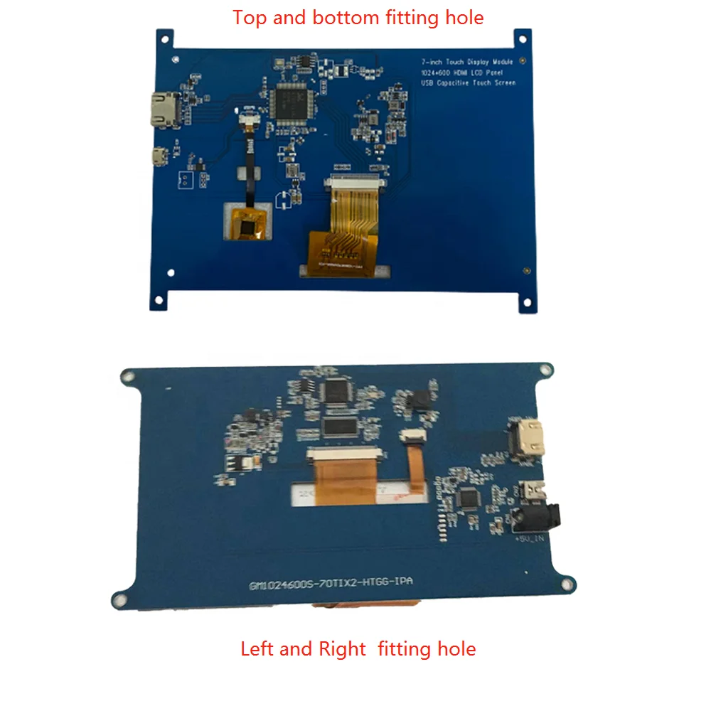 
7 inch touch screen monitor for Pi 4/3 /2/ Zero/B Raspbian Ubuntu Xbox /PS4 Mac 