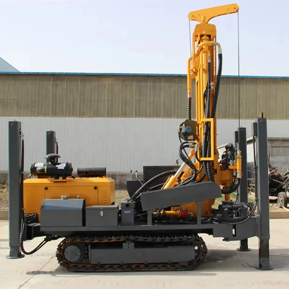 FY500 Water Well Drill Rigs Cheap 500m Depth Drilling Rig Electric Rope Lock Lifting Tools 500 Meter