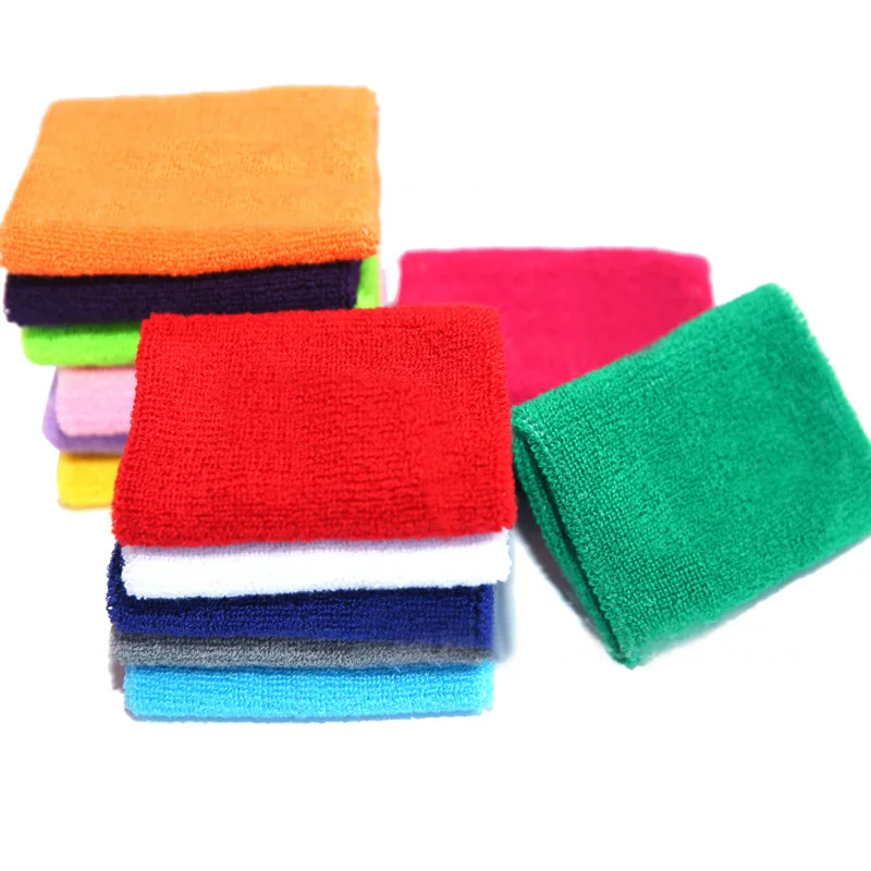 Custom logo Wrist Sweatbands Breathable tennis Sports Wrist sweat bands cotton Sweatband