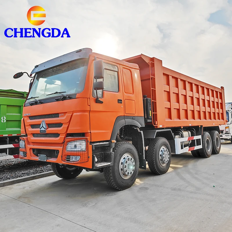 CNHTC Heavy Truck 8x4 12Wheelers 400HP Engine Howo Dump Truck