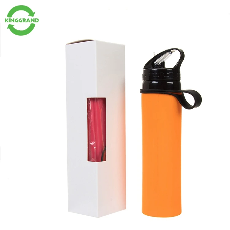 Высококлассная Заводская распродажа Спортивная силиконовая Изолированная бутылка для воды