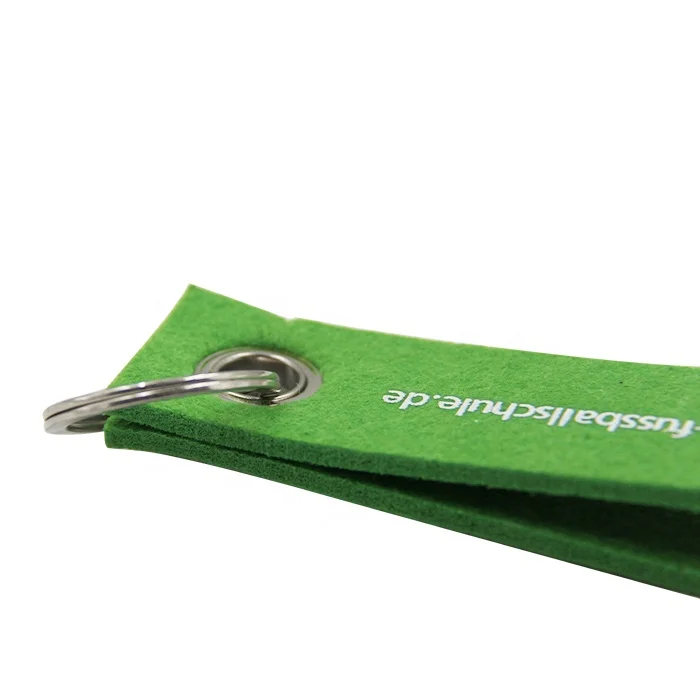 Custom Double-Sided Felt Embroidery Keychain for Keyholder Use Promotional Item