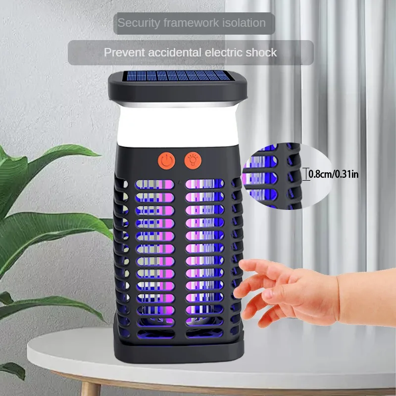 Multi Function Both Outdoor Indoor Insect Killer UV LED Electric Shock USB Charge Waterproof Camping lantern  Mosquito Light