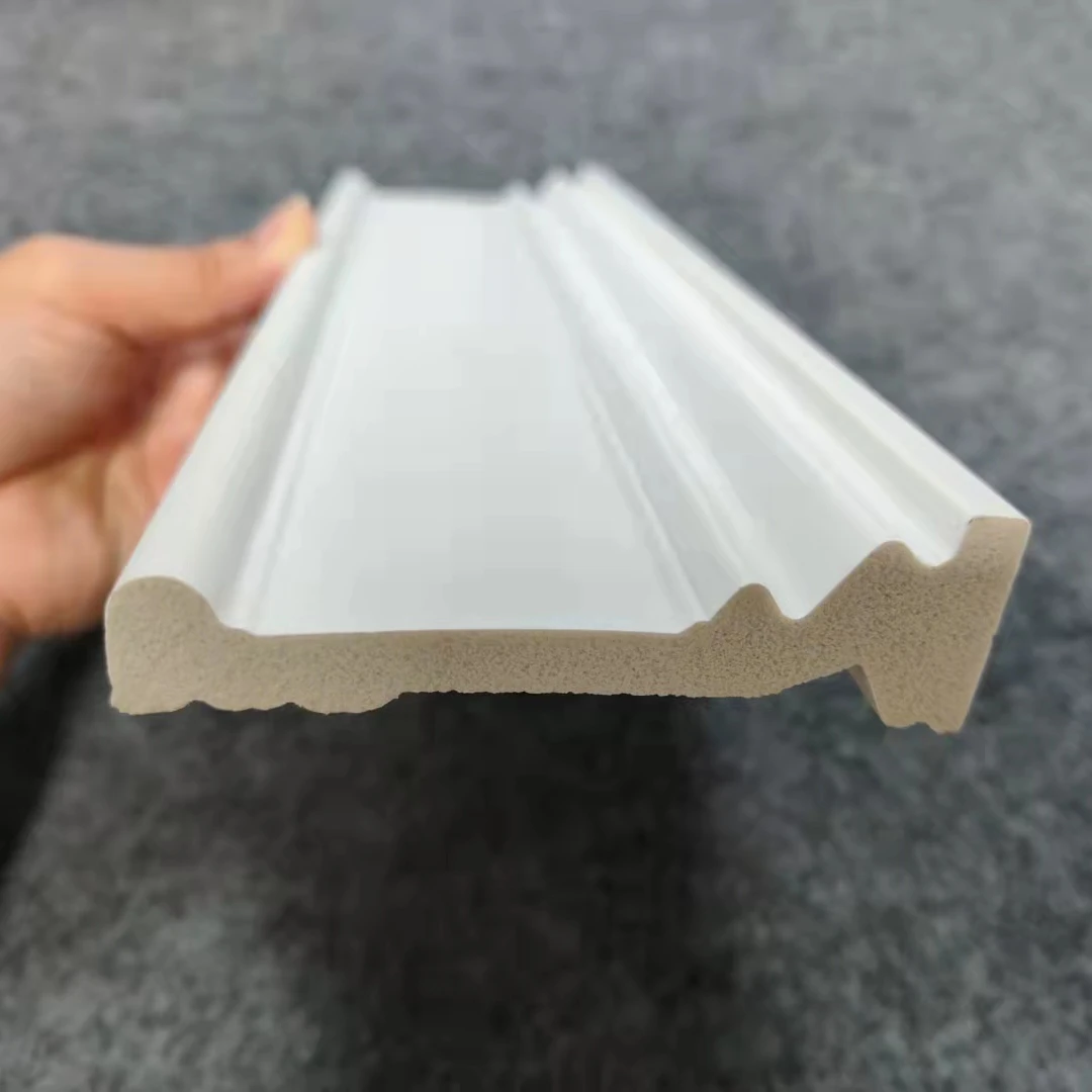 Fireproof Interior Polystyrene Baseboard Factory Wholesale Plastic Skirting Baseboard