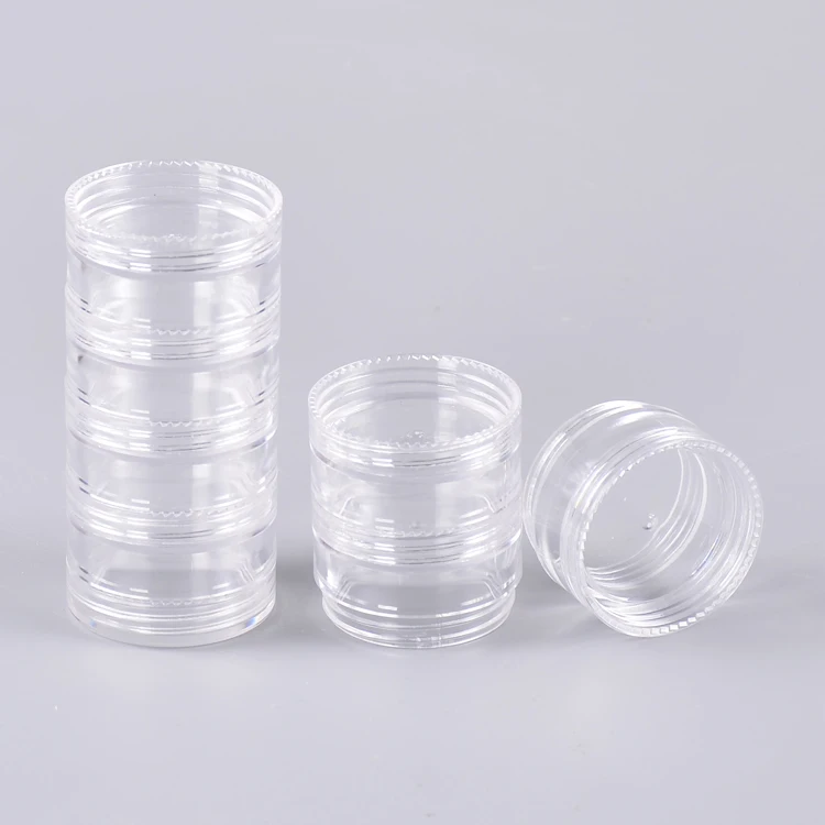 MM-PB045 Cheap Price Medical Purple Clear Eco-friendly Plastic 7 Days Weekly Detachable Stackable Cylinder Pill Box