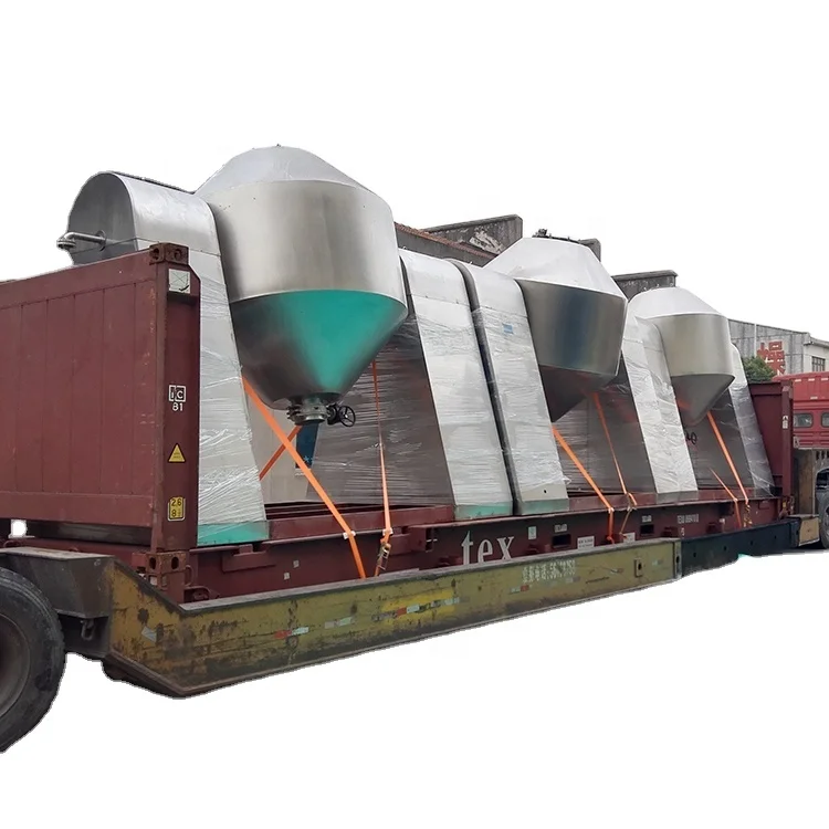 double conical vacuum dryer for powder and granule chemical material with organic solvent and vacuum rotary dryer