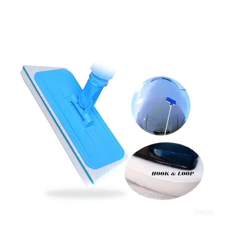 Компрессионная меламиновая Накладка для мытья пола Topeco, волшебная Чистящая Швабра без царапин для мытья пола в ванной комнате